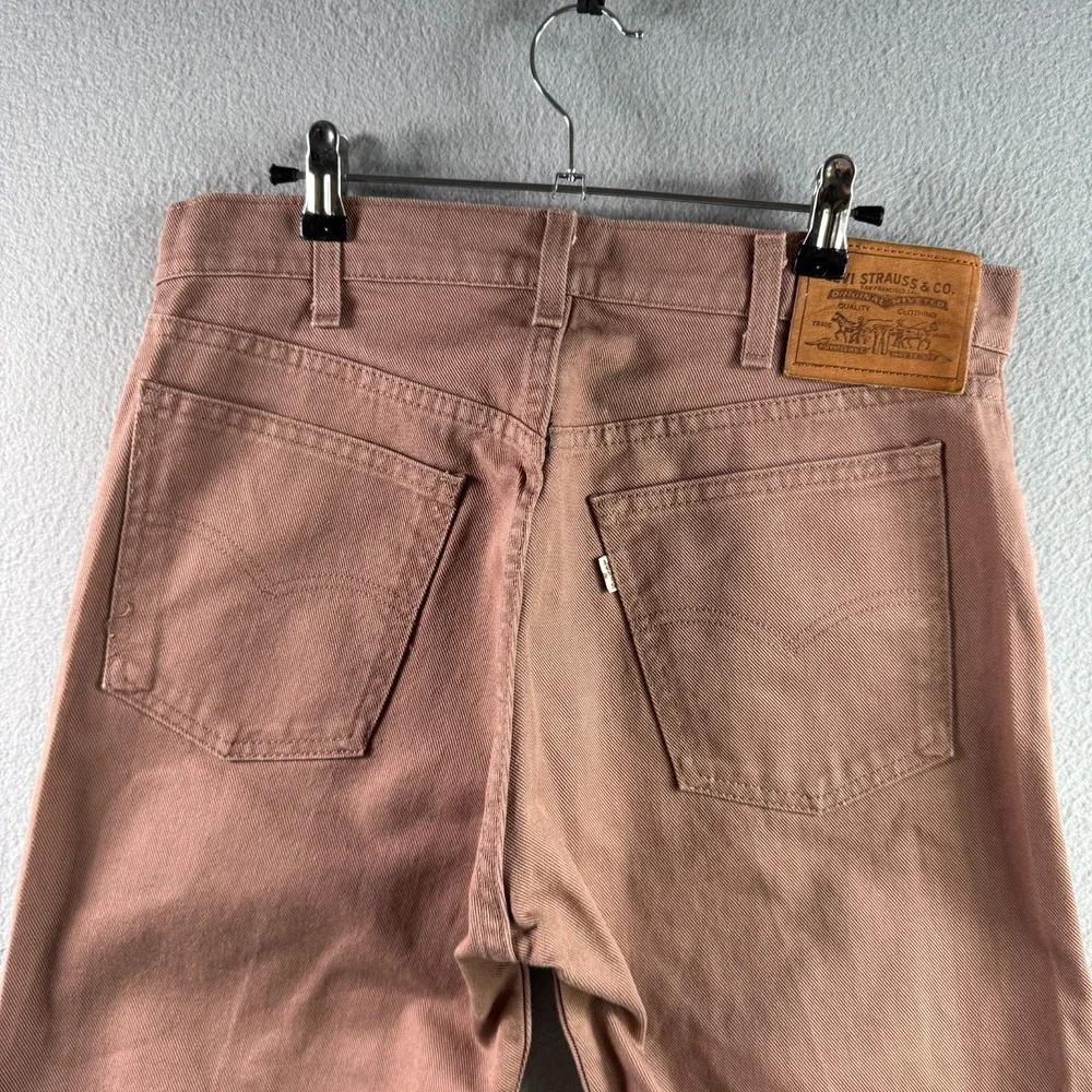 Vintage Levis Jeans Mens 34x32 (Fits 32x31) White Tab 501 Straight 80s USA